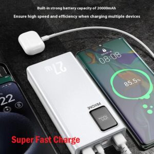 پاوربانک ویکام مدل  WP-93 27W Super fast ظرفیت 20000 میلی آمپر ساعت