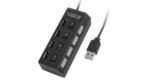هاب 4 پورت USB 2.0 پورتز مدل HI-SPEED