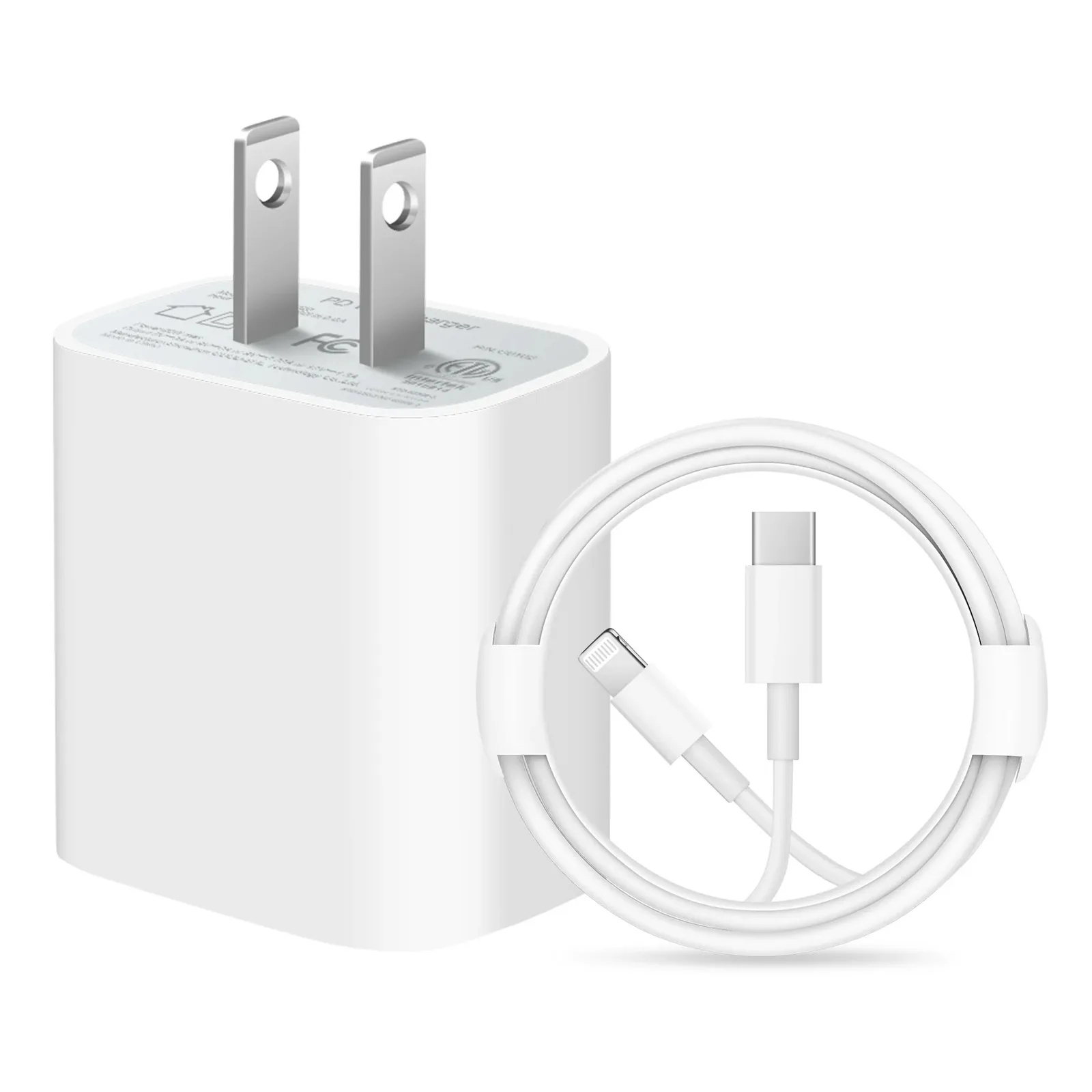 شارژر دیواری 20 وات مدل IPHONE 14 PRO MAXX به همراه کابل لایتنینگ