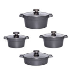 سرویس پخت و پز 8 پارچه یونیک طرح دیاموند کد 8501