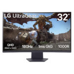 مانیتور مخصوص بازی ال جی مدل 32GS60QC-B سایز 32 اینچ