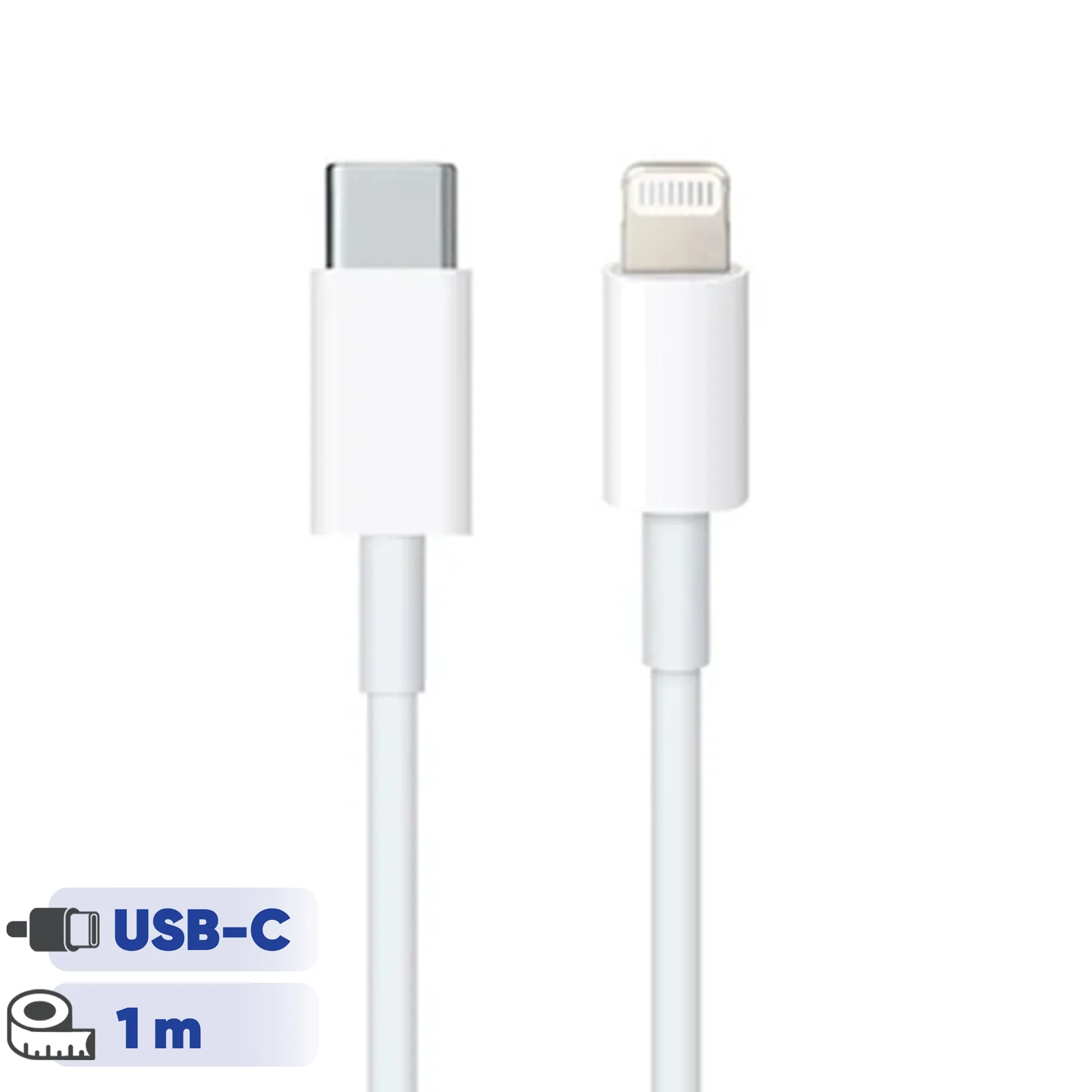 کابل تبدیل USB-C به لایتنینگ آیرون ایکس مدل APPLE-ORG طول 1 متر