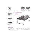 شلف داخل کابینت مرولین  مدل یک طبقه طاقچه کد 40311