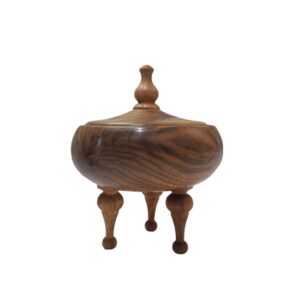 شکلات خوری چوبی مدل  خمره ای سه پایه
