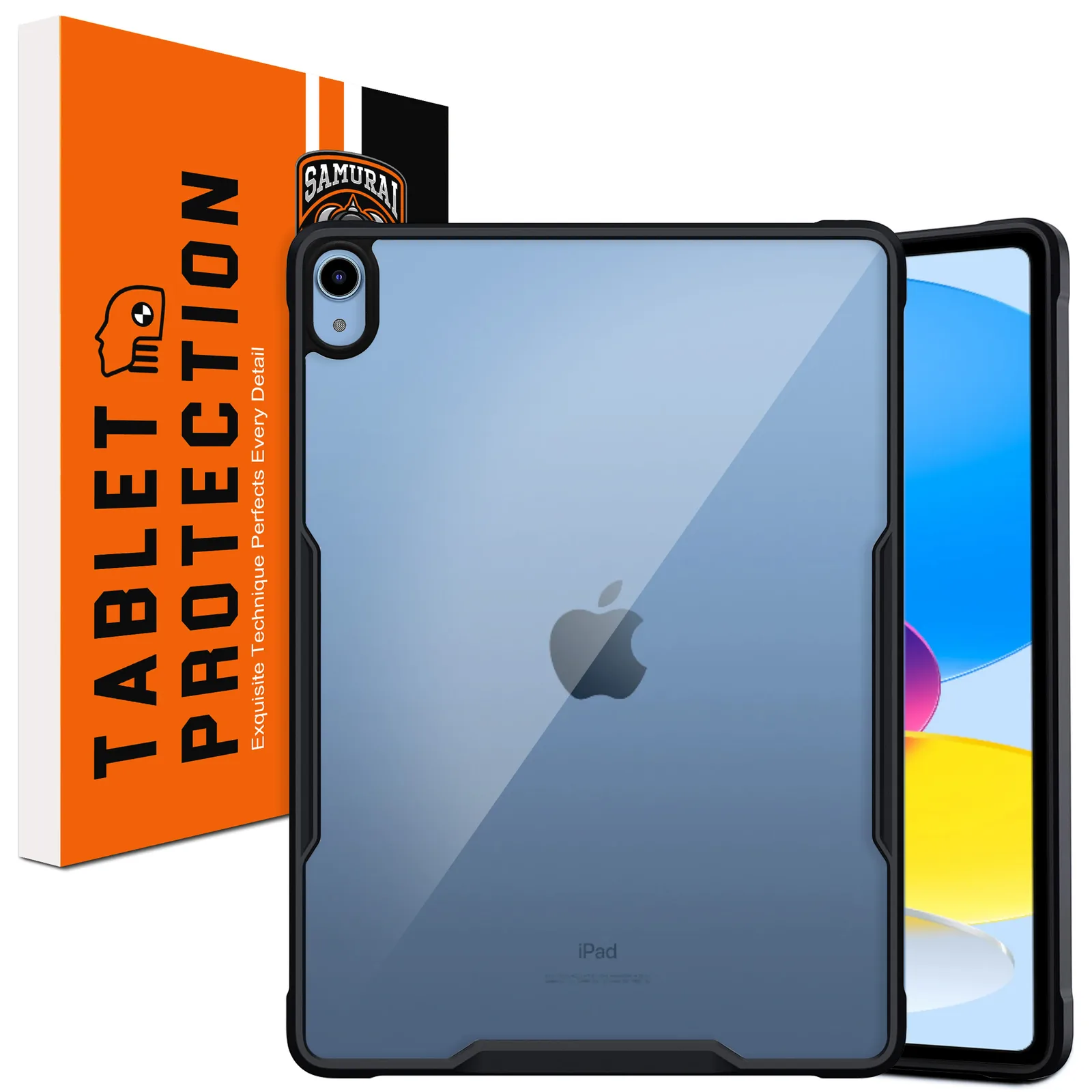 کاور سامورایی مدل Black-Bumper مناسب برای تبلت اپل iPad 10th Generation 10.9 2022 / iPad 11th Generation 2025 
