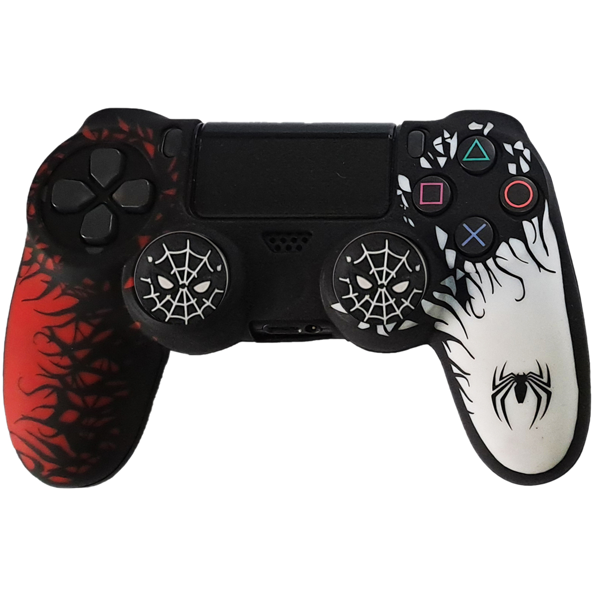 محافظ دسته پلی استیشن ۴ مدل Spider PS4367 به همراه روکش آنالوگ