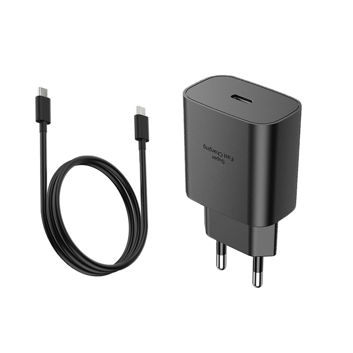 شارژر دیواری 25 وات انستی مدل A55 SUPERFAST EU به همراه کابل تبدیل USB-C