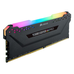 رم دسکتاپ کورسیر Vengeance RGB Pro DDR4 دوکاناله 32 گیگابایت 3600 مگاهرتز CL18 با هیت‌سینک خنک‌کننده و ماژول DIMM