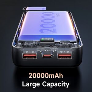پاوربانک مک دودو مدل MC-4230 LED ظرفیت 20000 میلی آمپر ساعت