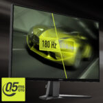 مانیتور گیمینگ 27 اینچ ام اس آی مدل MAG 275QF، رزولوشن WQHD، پنل Rapid IPS، نرخ بروزرسانی 180 هرتز، با نسبت تصویر 16:9، دارای پورت HDMI و DisplayPort و خروجی هدفون
