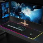 ماوس پد مخصوص بازی مدل RGB 80x30