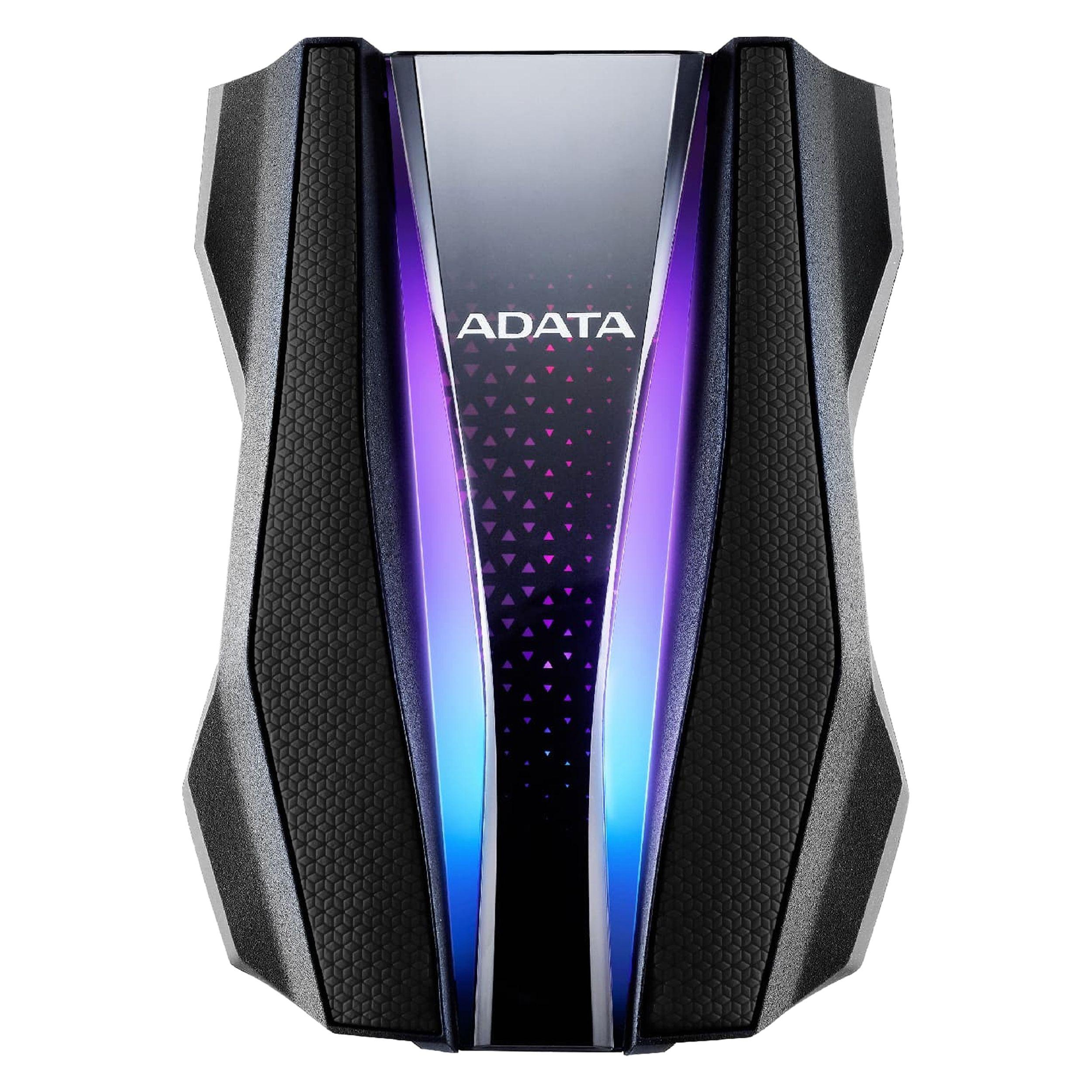 هارد اکسترنال ای دیتا مدل HD770G  ظرفیت دو ترابایت دارای رابط USB Type-A 3.2