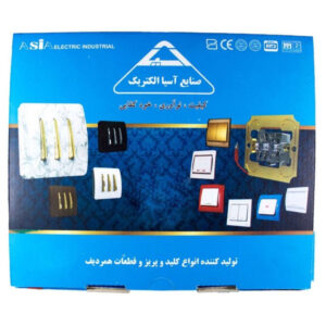 زنگ بیرز صنایع آسیا الکتریک مدل کریستال BEI-GLD