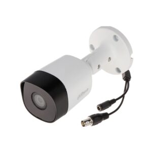 دوربین مداربسته بولت آنالوگ داهوا مدل DH-HAC-B1A21P با استاندارد IP67، دید در شب هوشمند، قابلیت Privacy Masking، کاهش نویز 2D NR و پشتیبانی از فرمت‌های CVI/TVI/AHD/CVBS