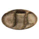 اردور خوری چوبی مدل بیضی موج دار 33