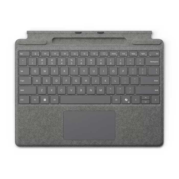 کیبورد تبلت مایکروسافت مدل Surface Pro Copilot Keyboard with Pen Storage مناسب برای تبلت مایکروسافت سرفیس Pro 8/Pro 9/Pro 10/Pro 11
