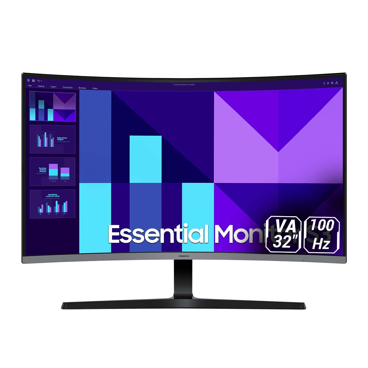 مانیتور خمیده گیمینگ 32 اینچ سامسونگ مدل Essential S3 S32D392GAM