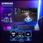 مانیتور 27 اینچ سامسونگ مدل Odyssey G5 G55C LS27CG552