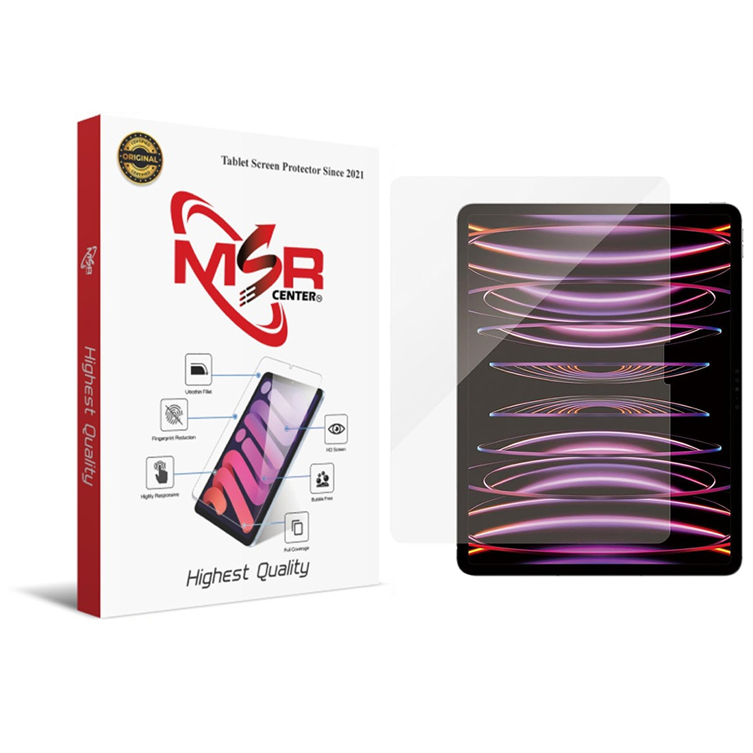 محافظ صفحه نمایش مدل MSR-ESD مناسب برای تبلت اپل iPad Pro 11 (M5) 2025/Air 11 (M4) 2026