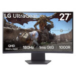 مانیتور خمیده گیمینگ ال جی مدل UltraGear 27GS60QC سایز 27 اینچ