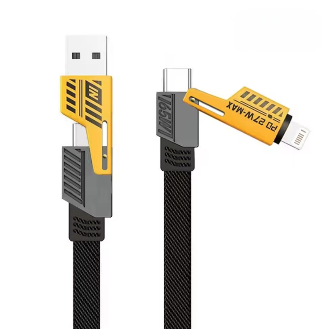 کابل تبدیل USB/ USB-C به لایتنینگ/USB-C مدل PD 27 W-MAX طول 1 متر